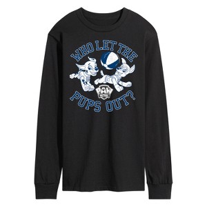 Men's - Paw Patrol - Who Let The Pups Out Long Sleeve Graphic T-Shirt - 1 of 4