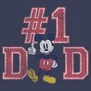 Mens Mickey & Friends Father's Day Mousey #1 Dad Tank Top - 2 of 4