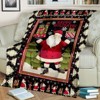 Lomsoe 3D Christmas Santa Claus Print Flannel Blanket - All Seasons Soft and Warm Throw Blanket for Bed, Napping, Camping, Travel, Office - 2 of 4