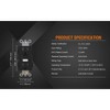 ELEGRP Black 15 Amp 125V Tamper Resistant Duplex Self-Test GFCI Outlet with Night Light, with Wall Plate (2-Pack) - 3 of 4