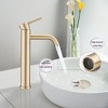 Modern Tall Single Handle One Hole Bathroom Sink Faucet - 2 of 4