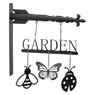 Melrose Butterfly Garden Sign 15.5"H