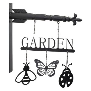 Butterfly Insect Garden Sign 15.5"H - 1 of 3