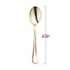 Smarty Had A Party Shiny Metallic Gold Plastic Spoons - 600 pcs - 3 of 4