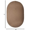 Colonial Mills Boca Raton - Cashew 4 Ft x6 Ft Oval Rug Indoor/Outdoor 100% Polypropylene - 2 of 4