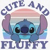 Men's Lilo & Stitch Cute and Fluffy Sweatshirt - 2 of 4