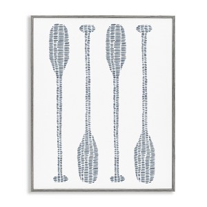 Stupell Industries Minimal Boat Oars, 14" x 11" - 1 of 4