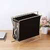 Hanging File Holder with Folders Gold/Black Grid - Project 62™ - image 3 of 4