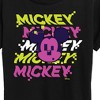 Women's - Disney - Mickey Stacked Short Sleeve Graphic T-Shirt - image 2 of 4