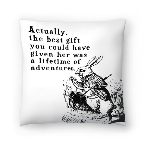 Alice in shop wonderland throw pillows