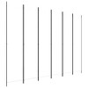 vidaXL 6-Panel Room Divider - Versatile 118.1”x86.6” Space Divider, Made of Durable 100% Polyester Fabric, Foldable Design for Easy Storage, White - 2 of 4