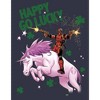 Women's Marvel St. Patrick's Day Deadpool Happy Go Lucky T-Shirt - 2 of 4