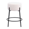 Zuo Blanche Counter Stool (Set of 2) Ivory - 4 of 4