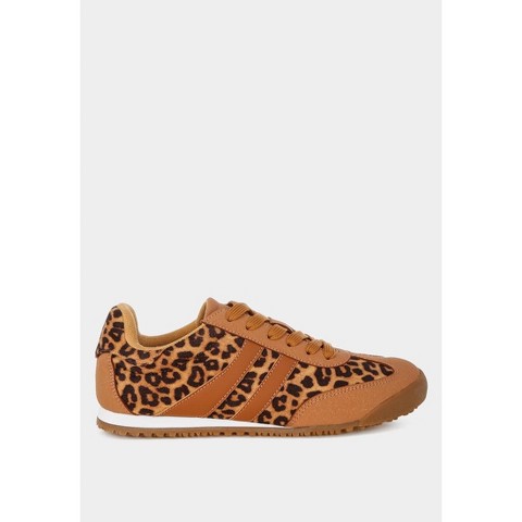 Женские кроссовки London Rag Womens Panther Leopard Print Microfiber Sneakers 5