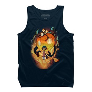 Men's Design By Humans Halloween Spirit By AshenWorks Tank Top - 1 of 2