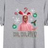 Women's - A Christmas Story - Ho Ho No Pink Bunny Suit Oversized Graphic T-Shirt - 2 of 4