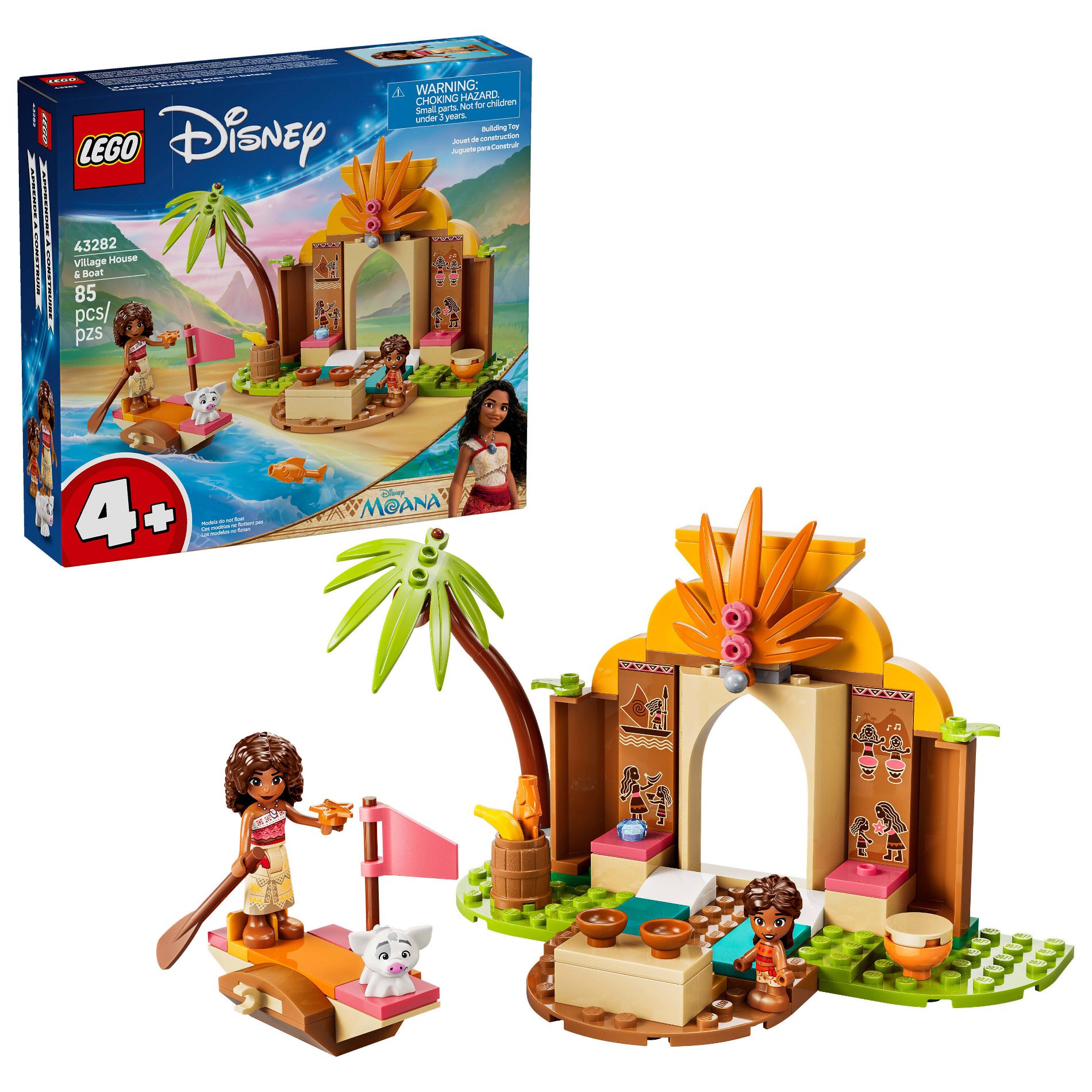 LEGO Disney Moana Village House & Boat 43282