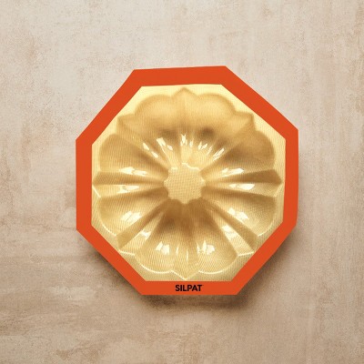 Silpat #1 Non-Stick Mold, Handcrafted in France Since 1965, Trusted by Chefs, Certified Food Safe (Original Rose Bundt)