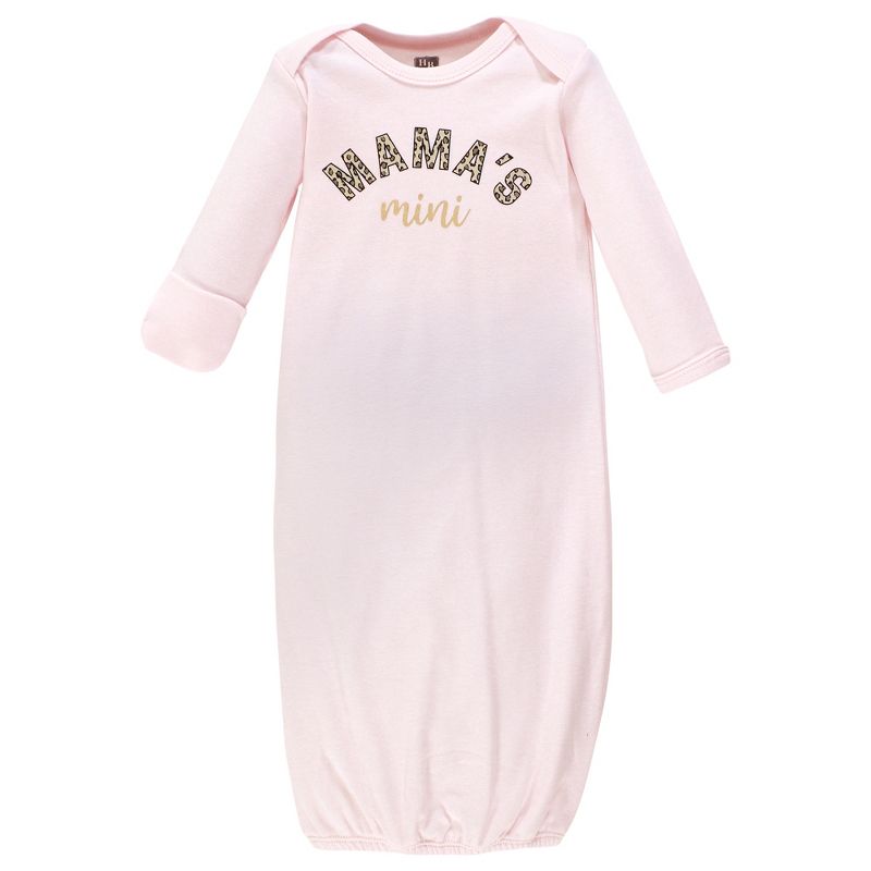 Hudson Baby Infant Girl Cotton Gowns, Leopard Mamas Mini, 4 of 7