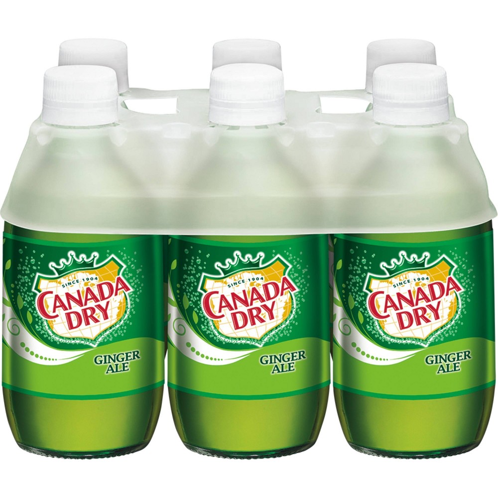 UPC 078000001686 product image for Canada Dry Ginger Ale - 6pk/10 fl oz Glass Bottles | upcitemdb.com