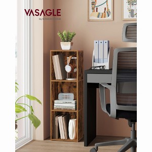Cube Bookcase, Open Storage Shelf for Living Room, Office, Space-Saving Design, Easy Assembly - 1 of 4