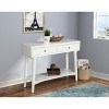 Alpine Furniture Flynn Console Table, White - 3 of 4