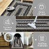 Entryway Rug Small Throw Rug Machine Washable Floor Cover Braided Printed Area Rug Indoor Non Slip Farmhouse Rug Boho Accent Rug - 3 of 4