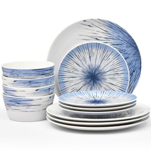 Noritake Hanabi 12-Piece Dinnerware Set, Service for 4 - 1 of 4