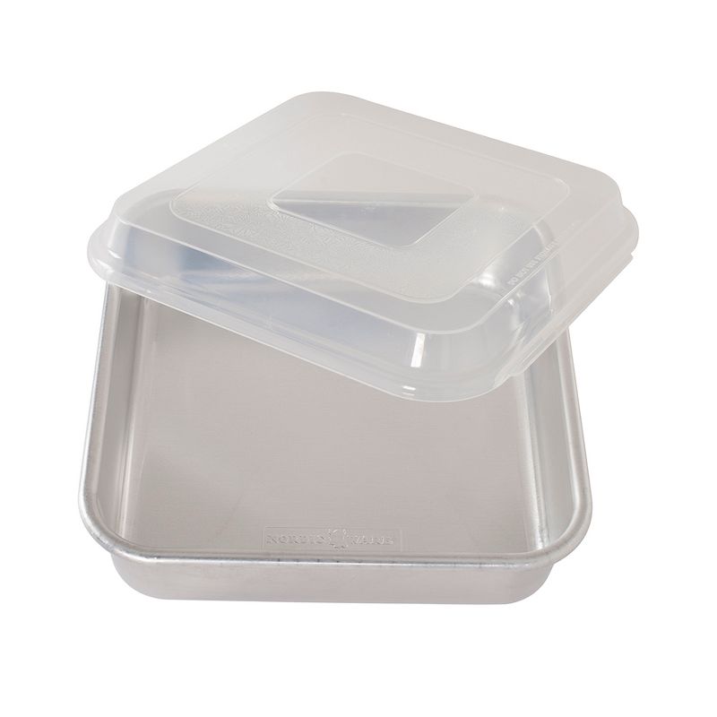 Nordic Ware Natural Square Cake Pan with Lid, 1 of 6