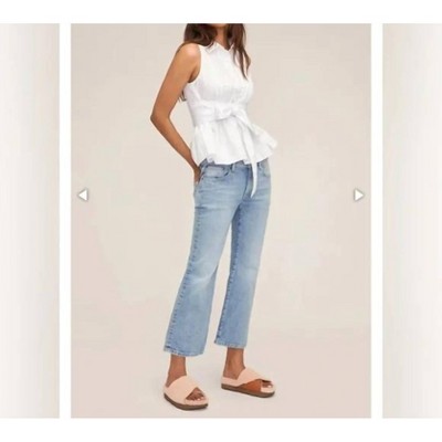 Women's Low Rider Vintage Cropped Denim Jeans - MARISSA WEBB