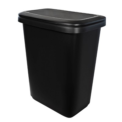 Hefty 20.4gal XL Dual Function Trash Can Black