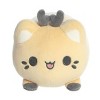 Aurora Small Cream Reindeer Meowchi Tasty Peach Festive Stuffed Animal Brown 7.5" : Target