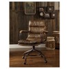 Acme Furniture Hedia Task and Office Chairs Ash Brown: Upholstered, Metal Frame, Fixed Arms, 220lb Capacity - 2 of 4