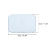 Unique Bargains Microfiber Non-slip Ultra Absorbent Quick Drying Dish Drying Mat 15.75 x 11.82 Inch Blue 2 Pcs - 2 of 4