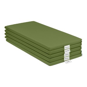 ECR4Kids SoftZone Rainbow Rest Mat, 2in, 5-Piece - 1 of 4