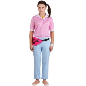 HalloweenCostumes.com Napoleon Dynamite Deb Bradshaw Costume for Women with Shirt,  & Accessories Set | 80s Halloween Party Cosplay Wear - 1 of 4