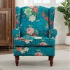Hrinhom 28"W Modern Accent Chair ,Upholstered Armchair, Floral Design Single Sofa Chair - 2 of 4