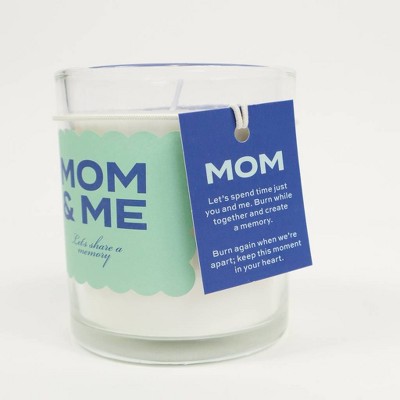 "Mom & Me" Mother's Day DIY Message Candle Green - Love x June