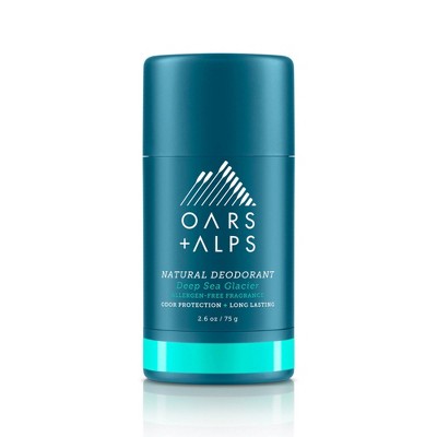 OARS + ALPS Men's Sensitive Aluminum-Free Natural Deodorant - Deep Sea Glacier - 2.6oz
