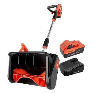 VOLTASK 24V 13-inch Cordless Snow Shovel 9.3Lbs Lightweight Snow Blower Cordless with 4-Ah Battery & Quick Charger Included for Driveway & Sidewalks - 1 of 4