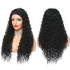 Jessie's Wig 26 Inch Curly Wig Synthetic Hair Headband Wig Black Color 1 Pc/Pack - 4 of 4