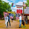 Maison 3'x5 Ft USA Peace Sign Symbol Poly Flag Perfect For Outdoor & Indoor Use - 3 of 4
