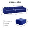Buenhomino Sectional Sofa with Storage Seat Velvet U Shaped Couch with Reversible Chaise Convertible Sectional Couches for Living Room - 4 of 4