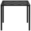 vidaXL Outdoor Table Black E-coated and powder-coated steel 31.5x31.5 in - 2 of 4