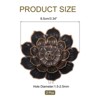 Unique Bargains Detachable Brass Lotus Stick Incense Burner Kit for Yoga and Meditation - 2 of 4