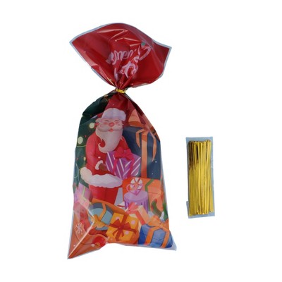 Unique Bargains Gift Wrap Paper OPP Colorful 4.92"x10.83" 50 Pcs