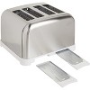 Cuisinart CPT-180W 4-Slice Metal Toaster, White/Stainless Steel (Refurbished) - 2 of 4