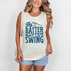 Simply Sage Market Women's Hey Batter Batter Wavy Garment Dyed Heavy Weight Tank - 2 of 2