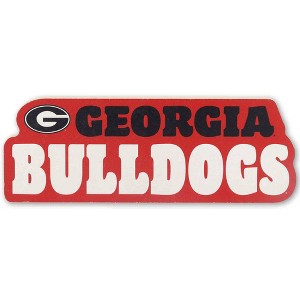 NCAA Georgia Bulldogs Chunky Block Wood Wall Art - 1 of 4