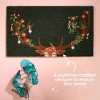 Folkulture Christmas Door Mat | Reindeer Door Mats | 16 x 28 Inch Welcome Matt or Doormat for Home Entrance | Durable & Anti Slip Coir Door Mats - 4 of 4